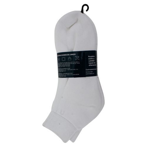 Calcetin Berlin Deportivo Corto Blanco3P