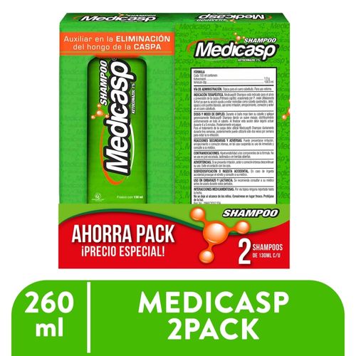 Shampoo Medicasp 2 pack - 130 ml