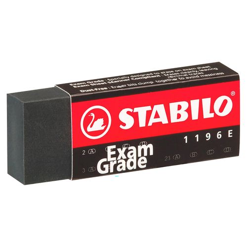 Borrador Stabilo exam grade negro barra larga