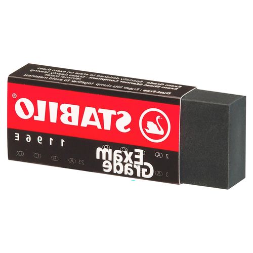 Borrador Stabilo exam grade negro barra larga