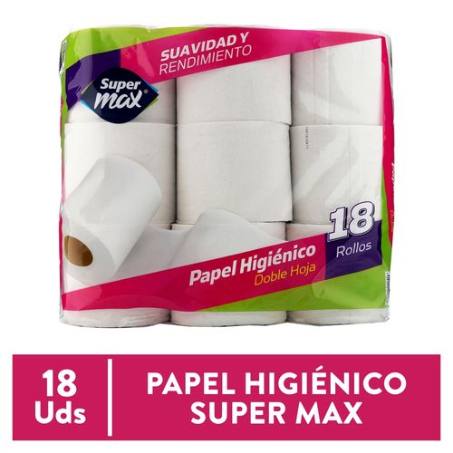 Papel Higienico Supermax 330H Doble 18R