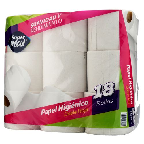Papel Higienico Supermax 330H Doble 18R