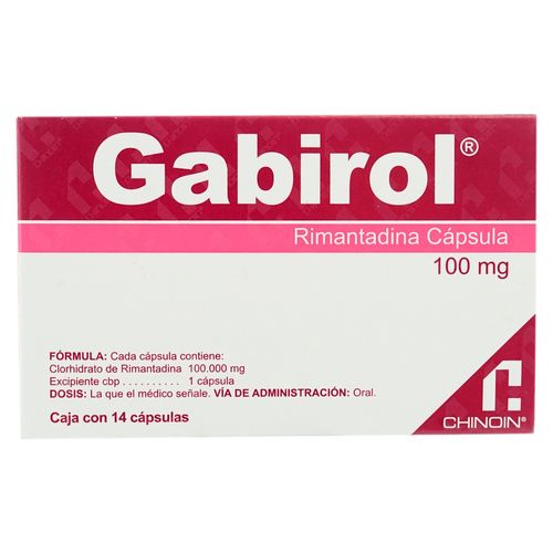 Gabirol 100 mg caja 14 cápsulas - Precio indicado por cápsulas