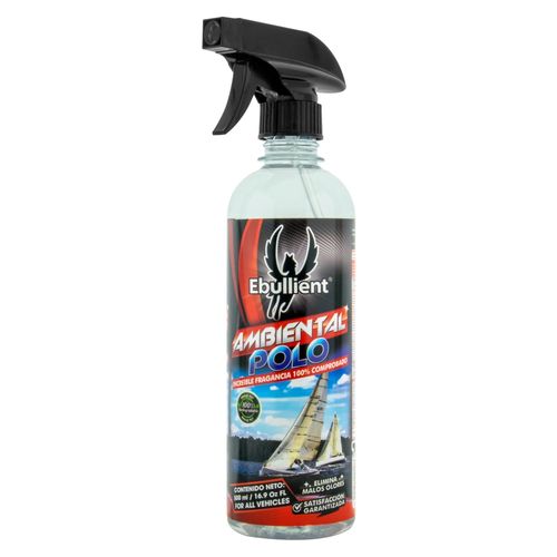 Aromatizante Ebullient para auto en spray aroma polo - 500 ml