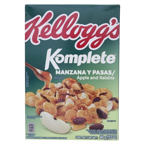Cereal Komplete Manzana Pasas -440 g