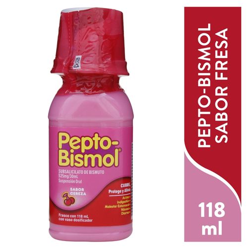 Peptobismol Liquido Cereza 118ml