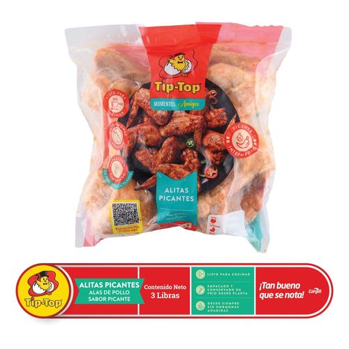 Alas Picantes Resellables  Tip Top - 3 lb