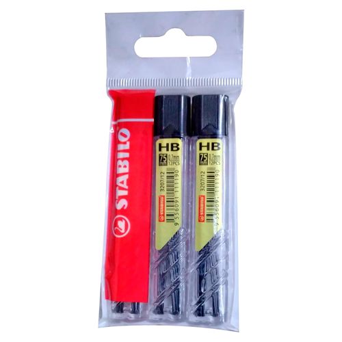 Minas Stabilo 0.7 hb pack - 3 Uds