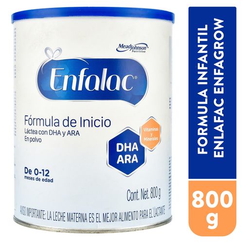 Fórmula infantil Enfalac de 0 a 12 meses - 800 g