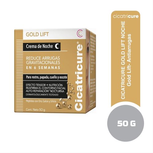Crema de Noche Cicatricure Gold Lift  antiarrugas- 50 g