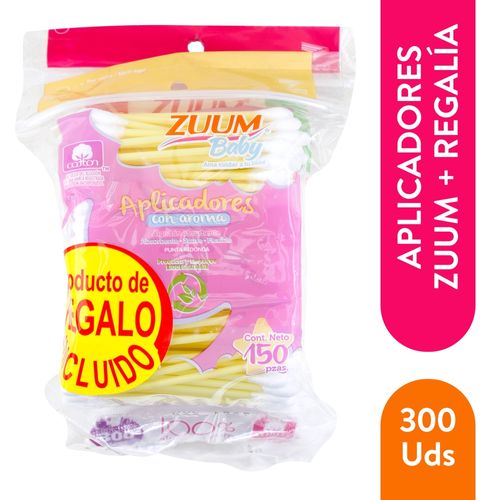 Hisopo Zuum 300 Unds+Zuum Bebe- 150 Unidades