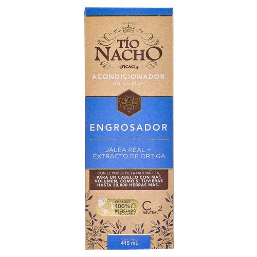 Acondicionador Tío Nacho Engrosador Jalea Real+ Extracto de Ortiga -415 ml