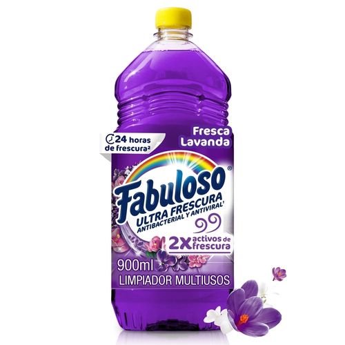 Desinfectante Multiusos Fabuloso Frescura Activa Antibacterial Lavanda - 900ml