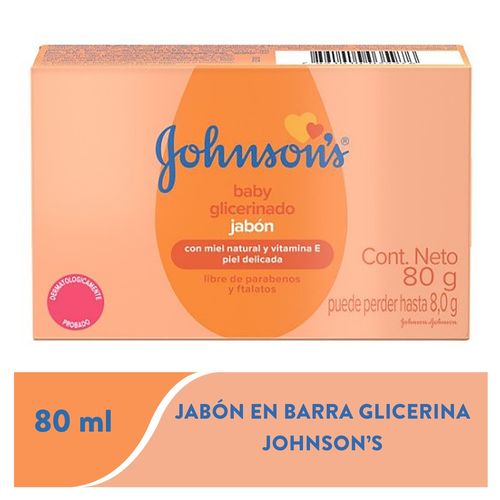 Jabon Baby Barra Glicerina 80g