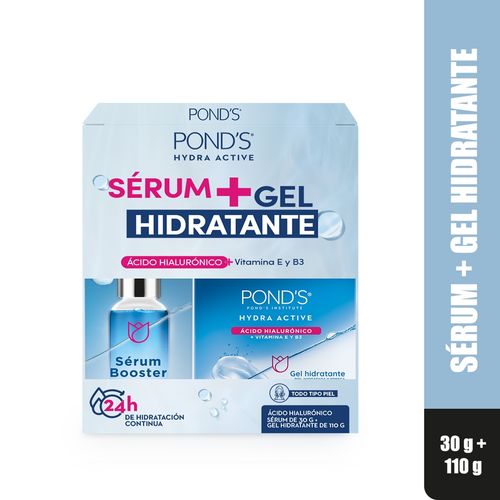 Serum Ponds Hialurónico + Gel hidratante - 110 g + 30 g