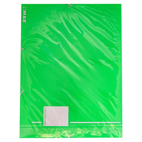 Folder Mae de plástico tamaño carta con bandas elásticas