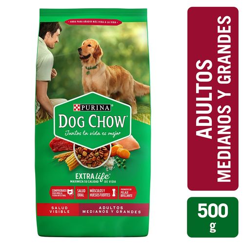Comida para perro Purina Dog Chow Adulto medianos y grandes 500 g