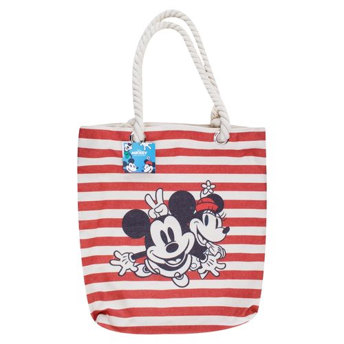 Bolso Rayas Canvas Mickey