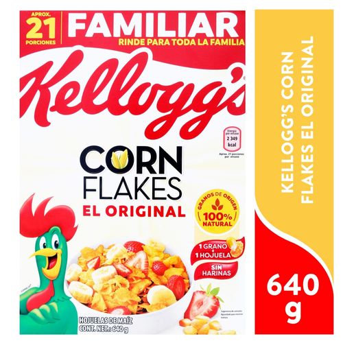 Cereal Dulce Kelloggs Kelloggs Cereal Corn Flakes 640 g