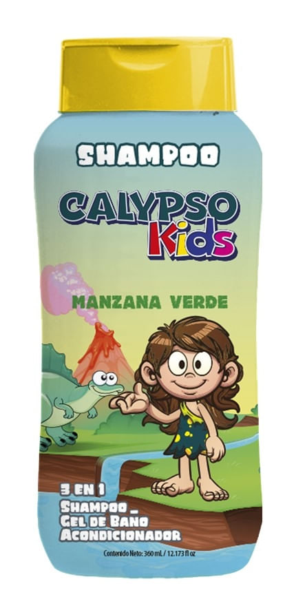 Shampoo Calypso Kids Manzana Verde - 360 ml