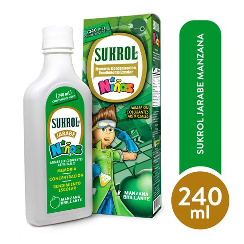 Sukrol Kids Manzana Jbe Farmamedic 240ml