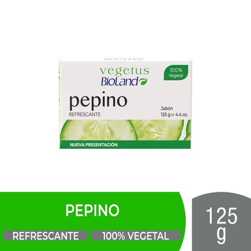 Jabón Pepino Bioland Refrescante - 125 g