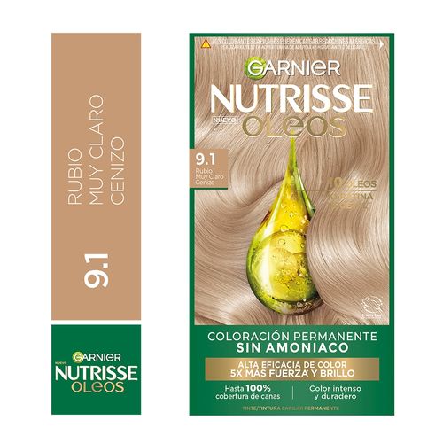 Tint Nutrisse Oleo Rubio Ceniz 9.1 160gr
