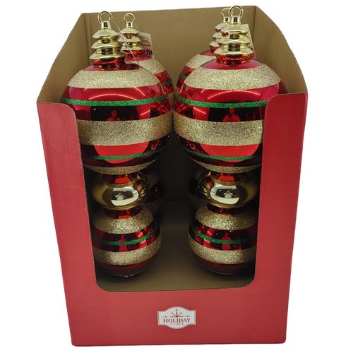 Adorno Colgar Jumbo 23plg Roj Dor Vde