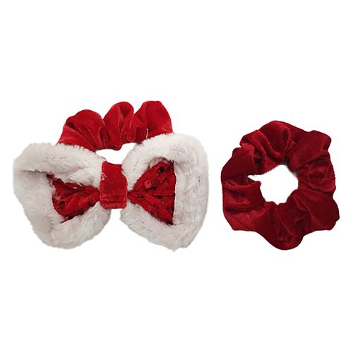 Elasticos Pcabello Navidad 2 Pz