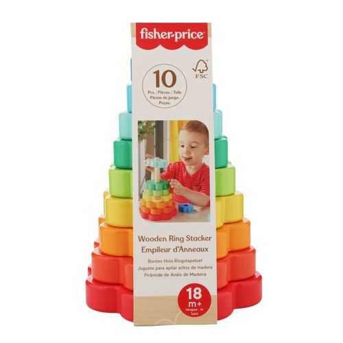 Anillos apilables de madera Fisher-Price