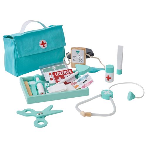 Set Teams on Kids de doctor de madera