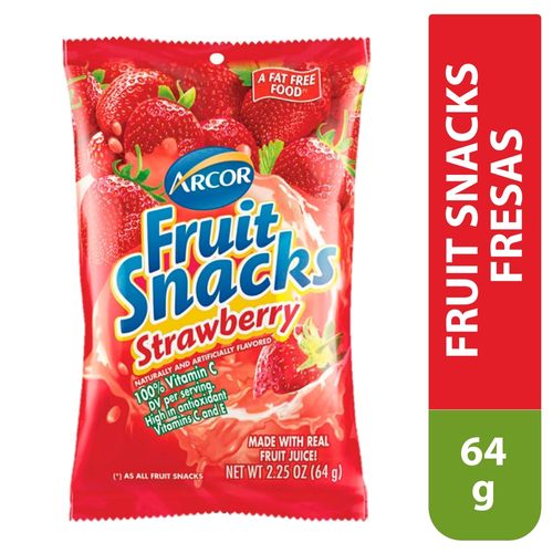 Fruitsnacks Fresas 64 G