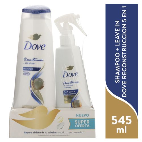Dove Pk Sh Reco Com 370ml Mas Mult 175ml