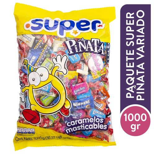 Caramelos Surtidos Pinata Bolsa 1000 Gr