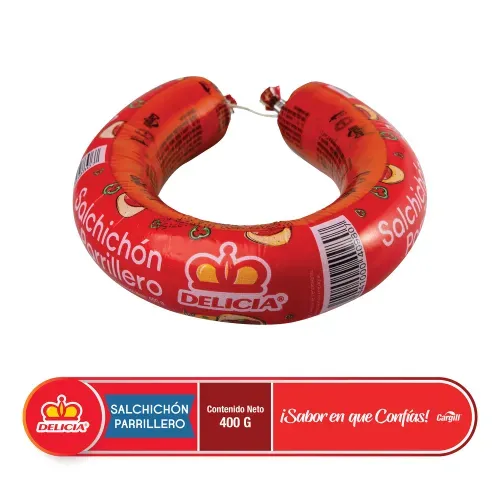 Salchichon Parrillero Delicia 400 g
