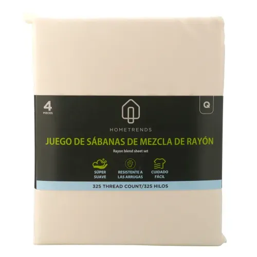 Ht Set De Sabanas Queen Marfil