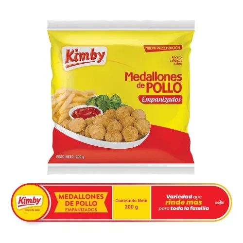 Medallones de Pollo Empanizados Kimby - 200 g