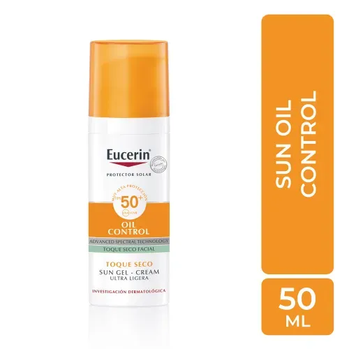 Protector Solar Eucerin oil control 50 fps - 50 ml