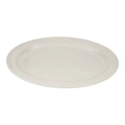 Plato Ovalado Pequeno Beige