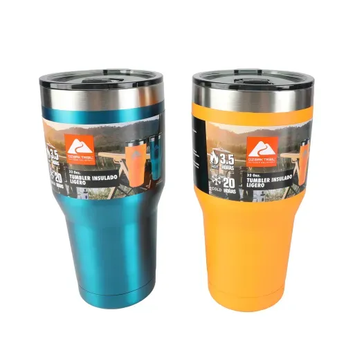Tumbler Ozark Trail insulado ligero acero inoxidable -32 onz
