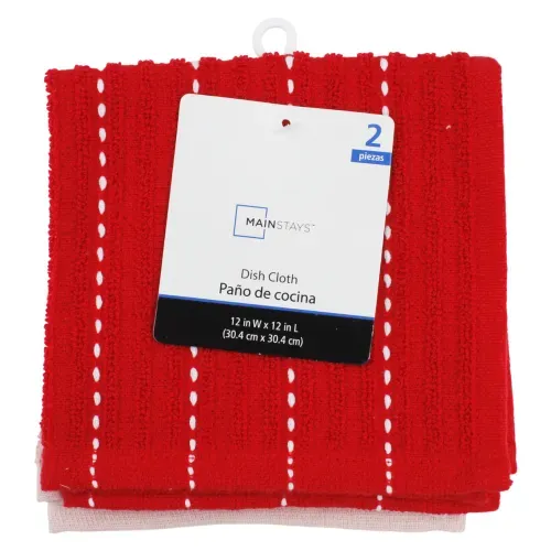Limpiadores De Cocina Mainstays Set 2 Toallas De Cocina De Felpa