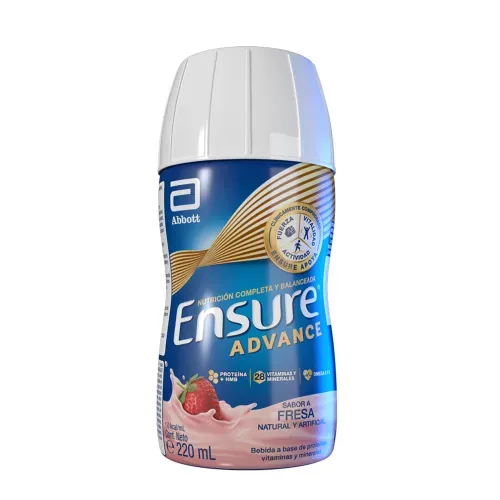 Fórmula Nutricional Ensure® Advance Sabor Fresa - 220ml