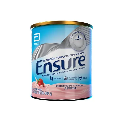 Complemento Ensure sabor fresa - 400 g