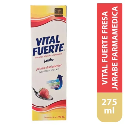 Vital Fuerte Fresa Jbe Farmamedica 275ml