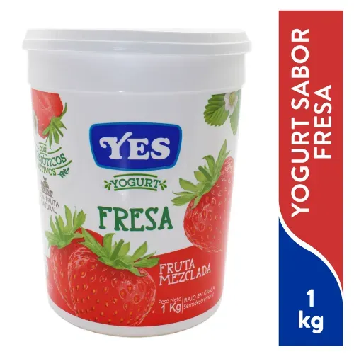 Yogurt Yes sabor fresa - 1 kg