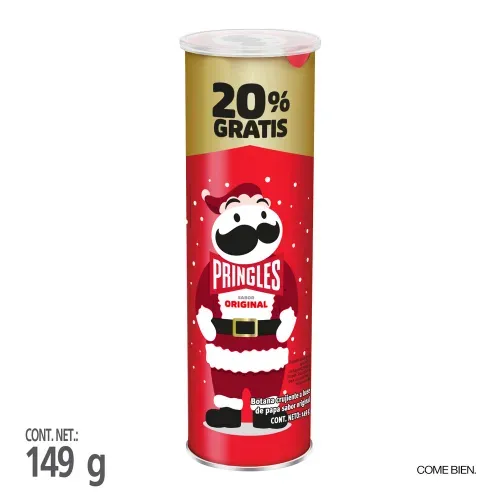 Papas Pringles, Bonus Pack sabor Original -149g