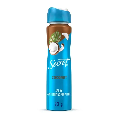 Spray Antitranspirante Secret Coconut Seco 93 g - 150 ml