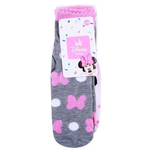 Calcetin Disney Minnie Bebe 4 6 3pk