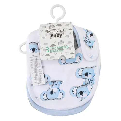 3pk Babero Boulevard Bebo w