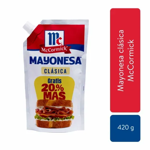 Mayonesa McCormick clásica Doypack - 420 g